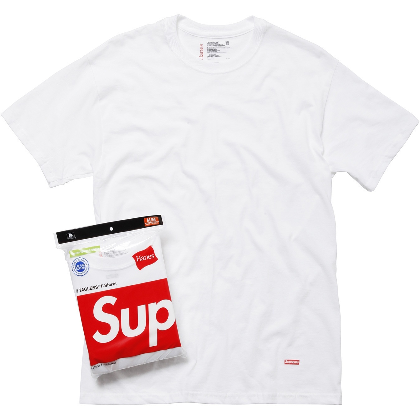 Supreme®/Hanes® Tagless Tees (3 Pack) view 2